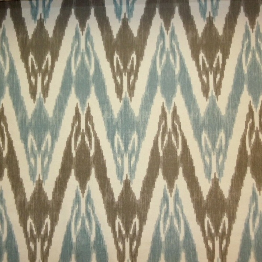 New Uzbek Winter White Ikat